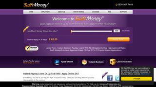 Instant Payday Loans Online (UK), 97% Approval Rate & No Credit ...