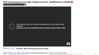 Swift sterling payday loans login - jogjaaero.org