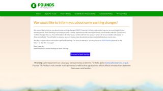 Existing Customers | PoundsTillPayday.co.uk