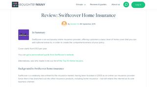 Review: Swiftcover Home Insurance - Bought By Many