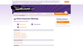 Home Insurance Sitemap | swiftcover.com