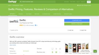 Swiftic Pricing, Features, Reviews & Comparison of Alternatives ...