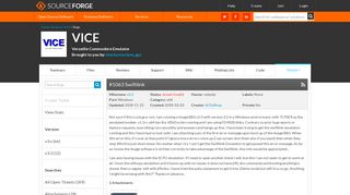 VICE / Bugs / #1063 Swiftlink - SourceForge
