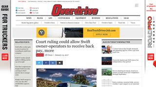 Court ruling could allow Swift owner-operators to receive back pay, more