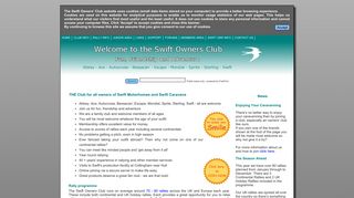 The Swift Owners Club | For Swift Group Caravans and Motorhomes