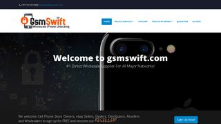 GSMSwift.com: Wholesale / Bulk Official iPhone IMEI Unlocks