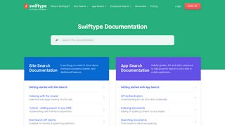 Swiftype Documentation