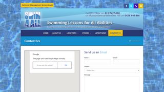 Contact Swim 4 All to find out about our swimming lessons