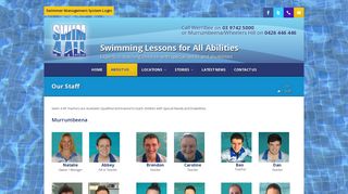 Swim 4 All Staff - Austswim qualified and disability trained