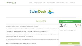SwimDesk FAQ | Greenedesk