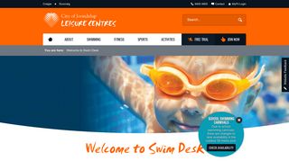 Swimming - Welcome to Swim Desk - Joondalup Leisure Centres