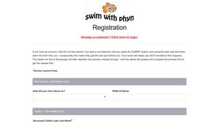 Swim With Phyn Online Registration - Jackrabbit Login