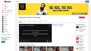 Swinburne University of Technology - YouTube