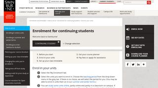 Enrol in your units | Enrolment for current students | Swinburne ...