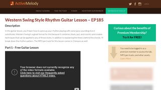 Western Swing Style Rhythm Guitar Lesson - EP185 - Active Melody