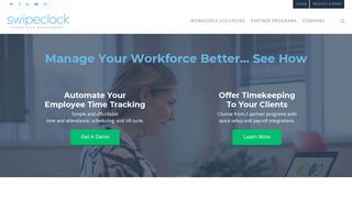 SwipeClock Workforce Management | Time and Attendance Employee ...
