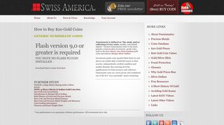 How to Buy $20 Gold Coins - Swiss America