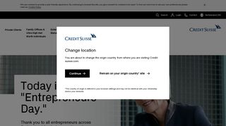 Banking and Financial Advice in Switzerland and Global - Credit Suisse