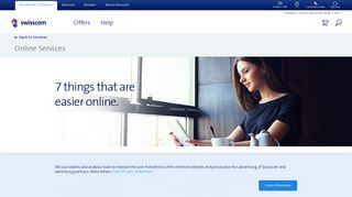 Manage Your Swisscom Services & Accounts online