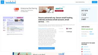 Visit Secure.swissmail.org - Secure email hosting, webmail, business ...