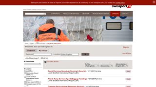 Internal Career Section - Swissport International Ltd. - Careers - Jobs ...