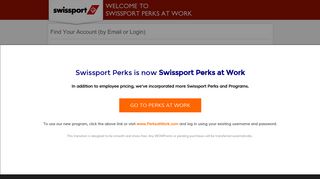 Find Your Account (by Email or Login) - Swissport Perks at Work