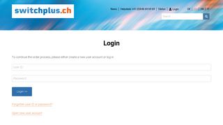 Login | switchplus.ch