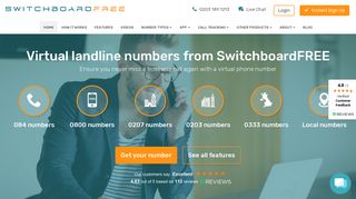 SwitchboardFREE: Virtual Landlines - Virtual Phone Numbers