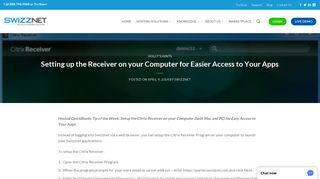 Citrix Receiver Setup for Easy Access to All Your Apps - Swizznet
