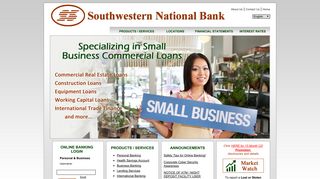 Southwestern National Bank > Home