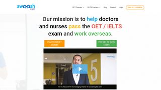 Swoosh English: Online OET & IELTS for medical professionals