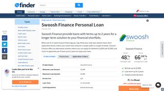 Swoosh Finance Personal Loan Reviews | finder.com.au