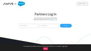 Partners Log In - Swrve