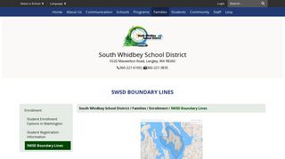 SWSD Boundary Lines - South Whidbey School District