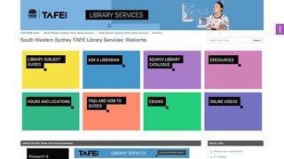 Welcome - South Western Sydney TAFE Library Services - South ...