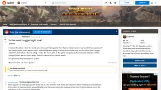 Is the music bugged right now? : swtor - Reddit