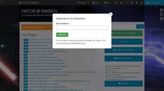 SWTOR @ MMMOs | SOLUTION - Login Service Unavailable