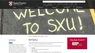 mySXU | Saint Xavier University