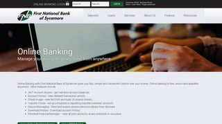 Online Banking - First National Bank of Sycamore
