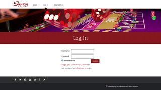 Sycuan Casino Player Portal - Log in