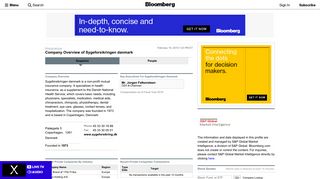 Sygeforsikringen danmark: Private Company Information - Bloomberg