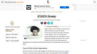 How to Get a Job at SYKES Home Powered by Alpine Access