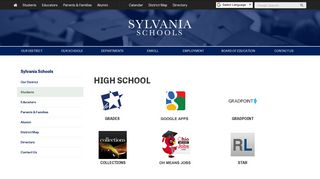 Students - Sylvania Schools
