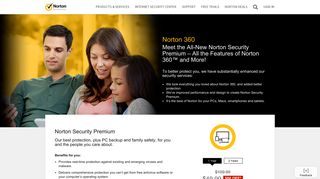 Norton 360™ software offers robust virus protection and malware ...