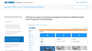 04 How to Login to Symantec Endpoint Protection Mobile Portal from ...