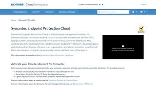 Symantec Endpoint Protection - Cloud Marketplace