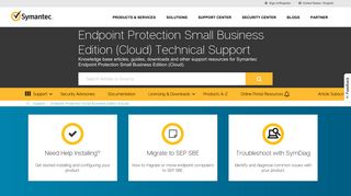 Endpoint Protection Small Business Edition (Cloud) - Symantec Support