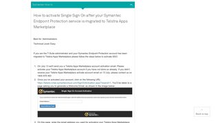 Symantec How-to - Telstra