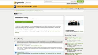 PartnerNet Group | Symantec Connect