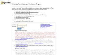 Symantec Accreditation and Certification Program - Credential Manager